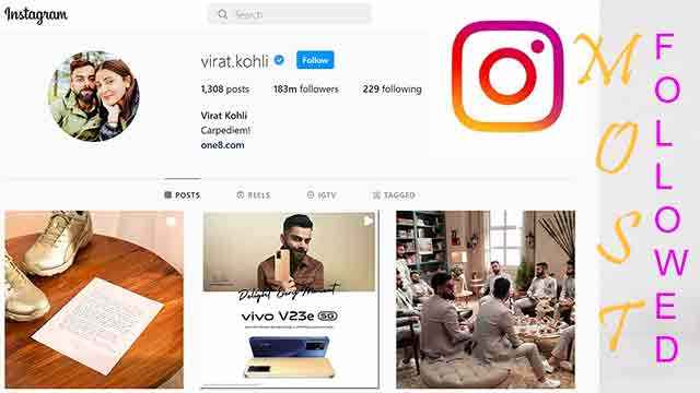 Top 11 Most Followed Instagram Account Handle in India 2022
